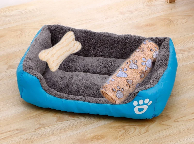 Pet Large Dog Bed Warm House Candy-colored Square Nest Pet Kennel For Small Medium Large Dogs Cat Puppy Plus Size Dog Baskets - Image 19