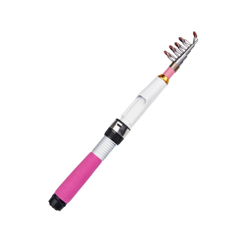 DEUKIO Mini Fishing Pole Combo With Short Telescopic Fishing Rod And Spinning Reel Baits Travel Pole Set for Children Beginner - Image 5