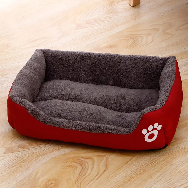 Black Dog Bed Plush Sleeping Bed for Large, Medium and Small Dogs, Non-Slip and Bite-Resistant Pet Sleeping Mat - Image 7