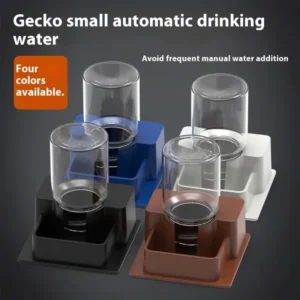 Reptile Automatic Water Feeder With Bottle - Anti-Drowning For Tortoise/Turtle/Lizard Pet Supplies Leakproof Durable