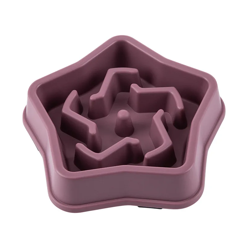 Pet Cat Dog Slow Food Bowl Fat Help Healthy Round Anti-choking Thickened And Non-slip Multiple Colors Shapes - Image 24