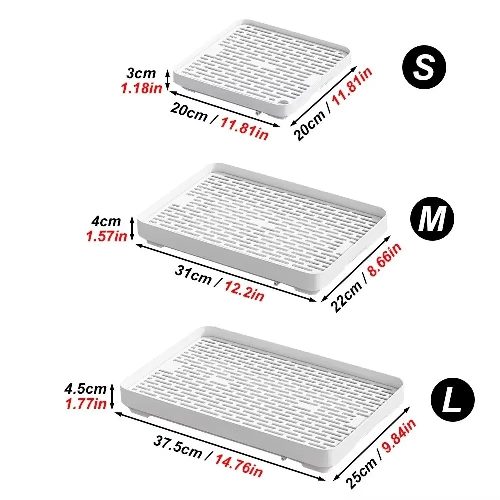 New Small Rabbit Litter Box Plastic Rectangular Pet Toilet Tray Double-layer Bunnie Corner Toilet Box Dutch Pig Supplies - Image 6