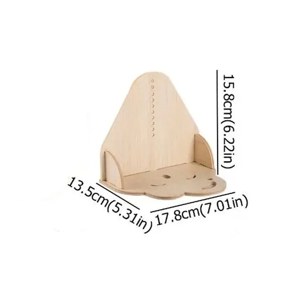 High Quality DIY Wooden Running Wheel Removable Silent Exercise Wheel Exercise for Hamster - Image 9