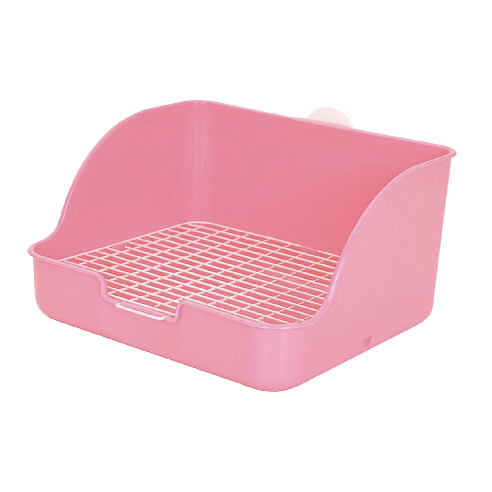 PP Plastic Rabbit Litter Box Rectangular Pet Toilet Chinchillas Bunny Potty Trainer Corner Small Animal Litter Pee Pan - Image 6