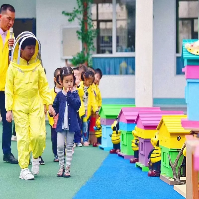 Children's Beekeeping Suit Kids Anti Bee Jumpsuit Breathable Full Body Beekeeping Clothing Professional Safe For Beekeepers - Image 6