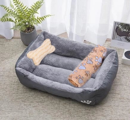 Pet Large Dog Bed Warm House Candy-colored Square Nest Pet Kennel For Small Medium Large Dogs Cat Puppy Plus Size Dog Baskets - Image 15