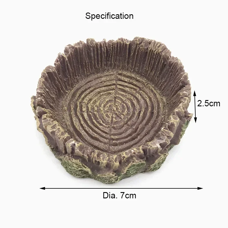 Pet Reptile Feeder Bowl Resin Aquarium Basin Food Water Pot Reptile Turtle Tortoise Scorpion Lizard Crabs Supplies Dropshipping - Image 11