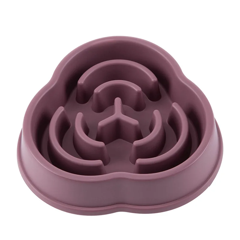 Pet Cat Dog Slow Food Bowl Fat Help Healthy Round Anti-choking Thickened And Non-slip Multiple Colors Shapes - Image 14