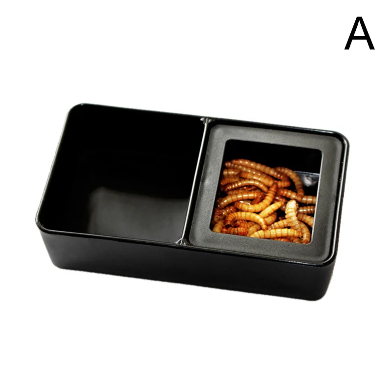 Plastic Reptile Feeder Bowl Double Grid Anti-escape Food Water Feeding Basin Spider Lizard Insect Tortoise Breeding Supplies Pet - Image 7
