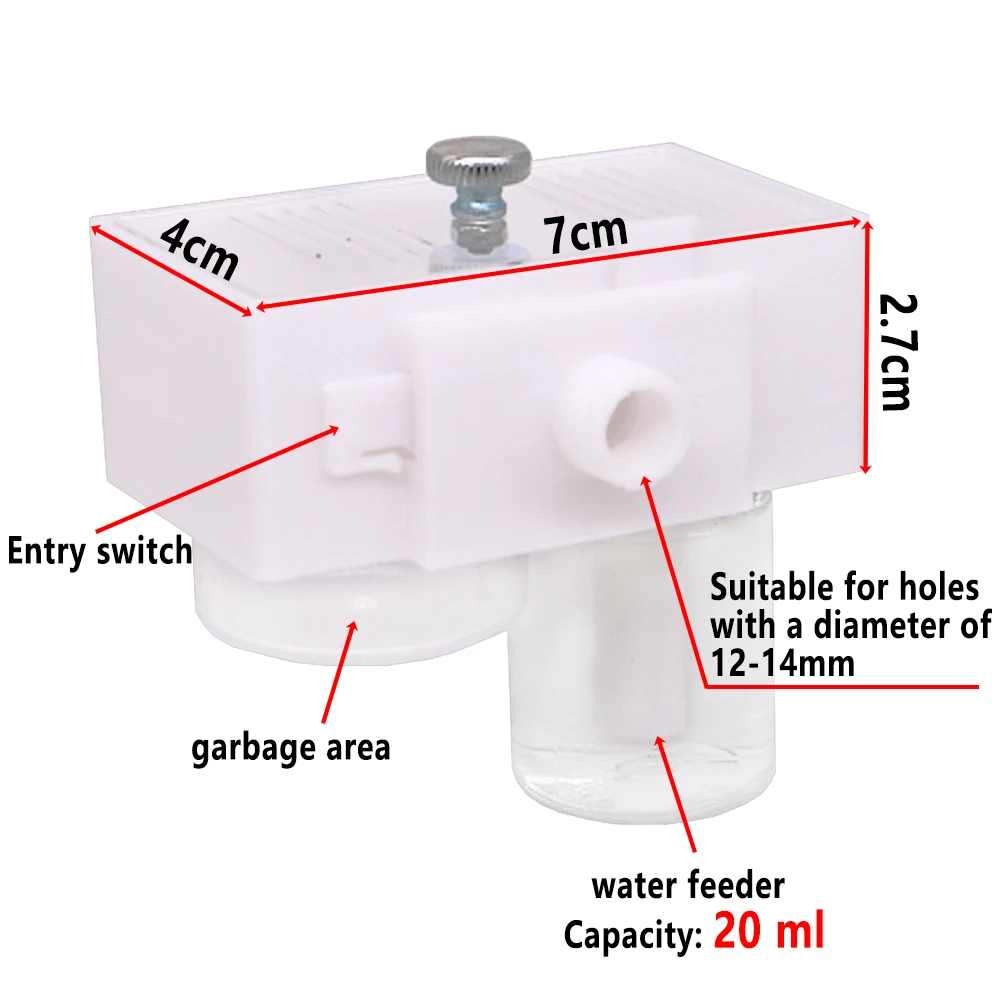 Ant Drinking Bowl And Water Feeder Set Ant Farm All-in-one Water Feeder Ant Nest House External Trash Area Pet Accessories - Image 2