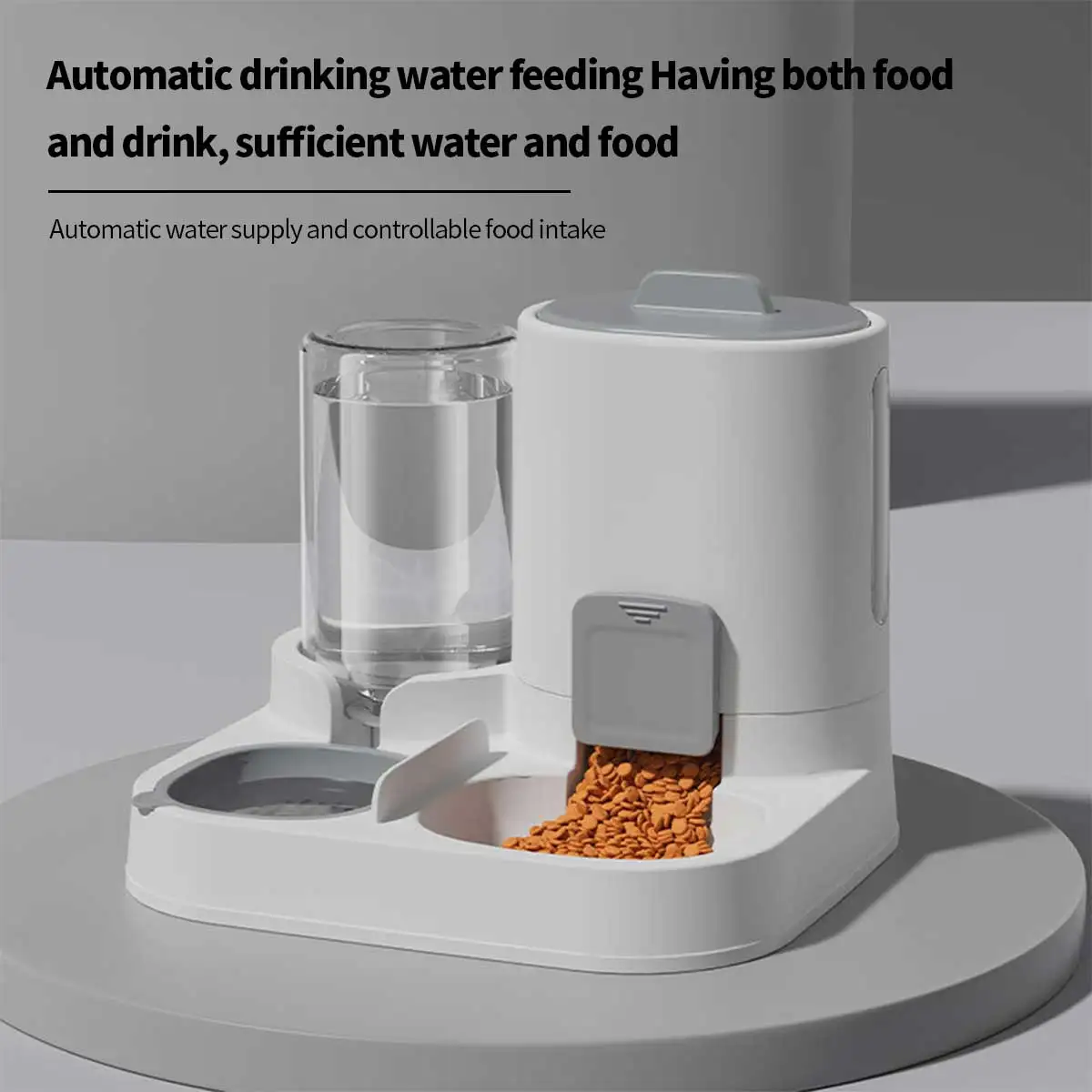 Feeder - Dual-purpose Drinking and Feeding Unit - Convenient, Simple, Large Capacity -Suitable for Small and Medium Dogs and cat - Image 5