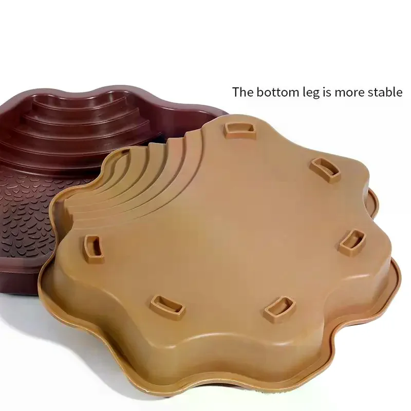 Reptiles Water Dish With Anti-Slip Imitation Rock Ladders Food Water Bowl For Turtle Lizards Gecko Small Pet Supplies - Image 4