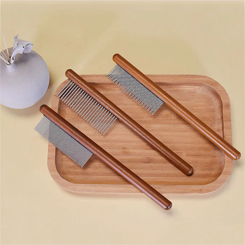 Pet Flea Comb Cat Dog Comb for Fleas Ticks Removal Tools Stainless Steel Grooming Brush For matted Long Short Hair Pets Products - Image 5