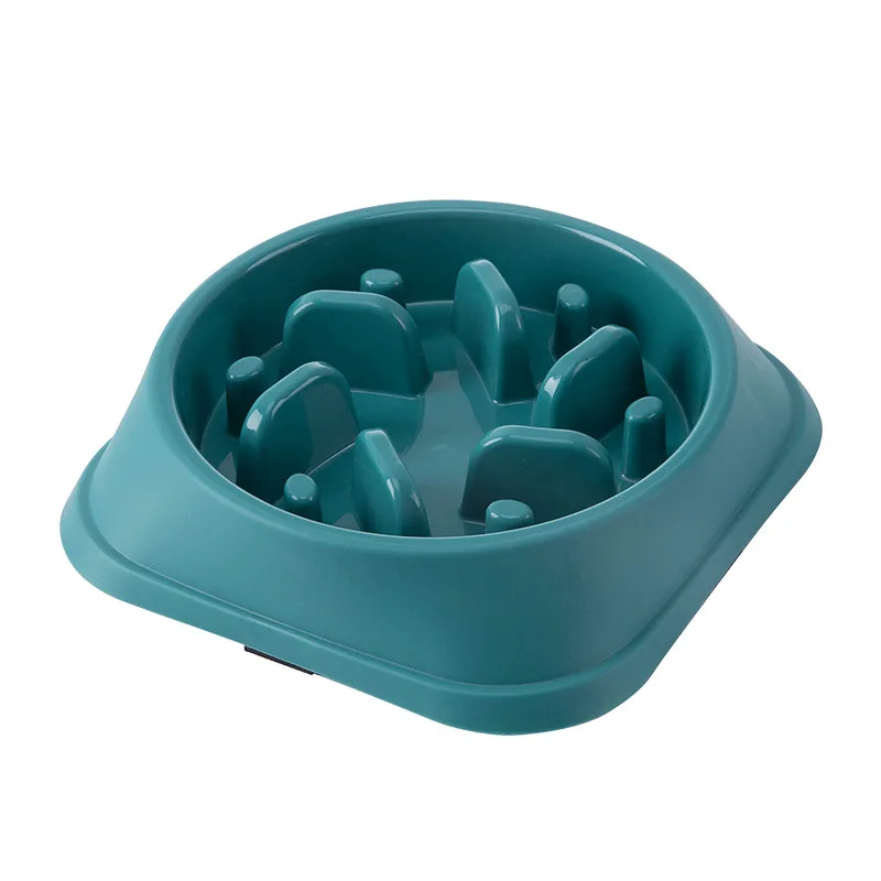 Pet Cat Dog Slow Food Bowl Fat Help Healthy Round Anti-choking Thickened And Non-slip Multiple Colors Shapes - Image 16