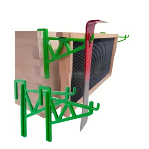 2Pcs Beehive Frame Holder Heavy Duty Plastic Beekeeping Grip Frame Perch Bee Hive Stand Support Rack Bracket Beekeeping Supplies