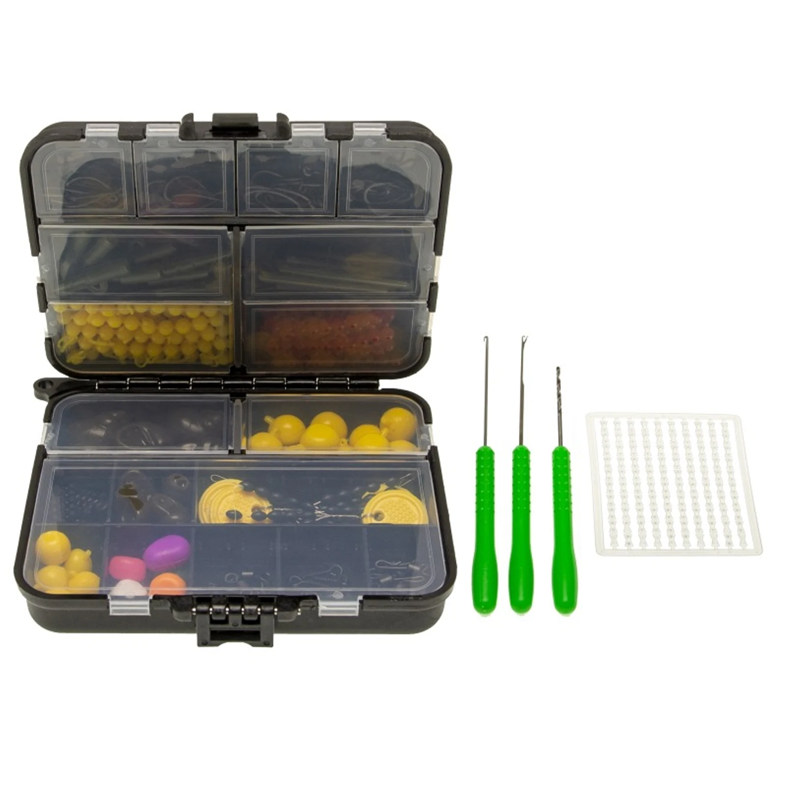 328pcs Carp Fishing Equipment Kit Carp Fishing Tackle Box Include Swivels Bait Float Fishing Needles - Image 3