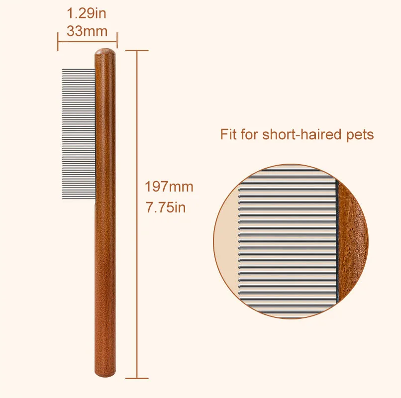 Pet Flea Comb Cat Dog Comb for Fleas Ticks Removal Tools Stainless Steel Grooming Brush For matted Long Short Hair Pets Products - Image 9