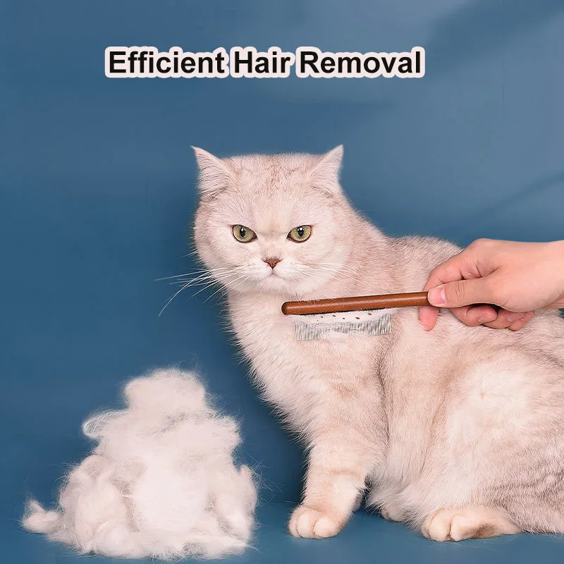 Pet Flea Comb Cat Dog Comb for Fleas Ticks Removal Tools Stainless Steel Grooming Brush For matted Long Short Hair Pets Products - Image 3