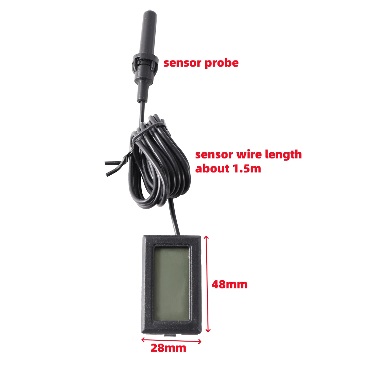 1 set Beekeeping Beehive LCD Digital Display Hygrothermograph Electronic Embedded Temperature & Humidity Meter Gauge Instruments - Image 8