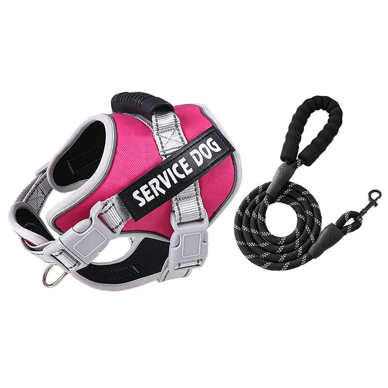 Service Dog Chest Harness No Pull Dog Hook Suitable Large Dog Vest Style Walking Rope Control Dog Strap Accessories Prevent Loss - Image 12