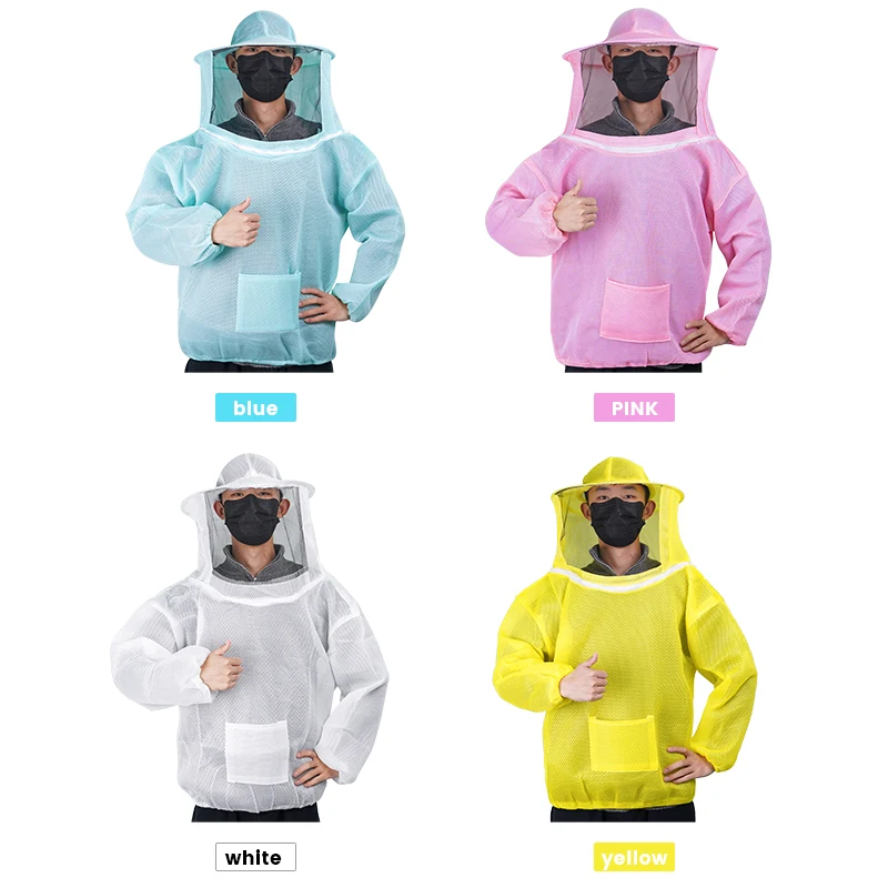 Beekeeping Apiculture Clothes Professional Beekeepers Clothes Protection Beekeeping Suit Safty Veil Unisex Children Protective - Image 2