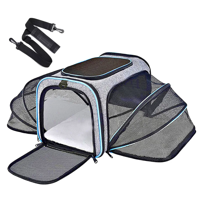 Pet Carrier Backpack Portable Breathable Foldable Light Comfort for Cats Dogs Outdoor Travel Transport Bag for Small Medium Pets - Image 7