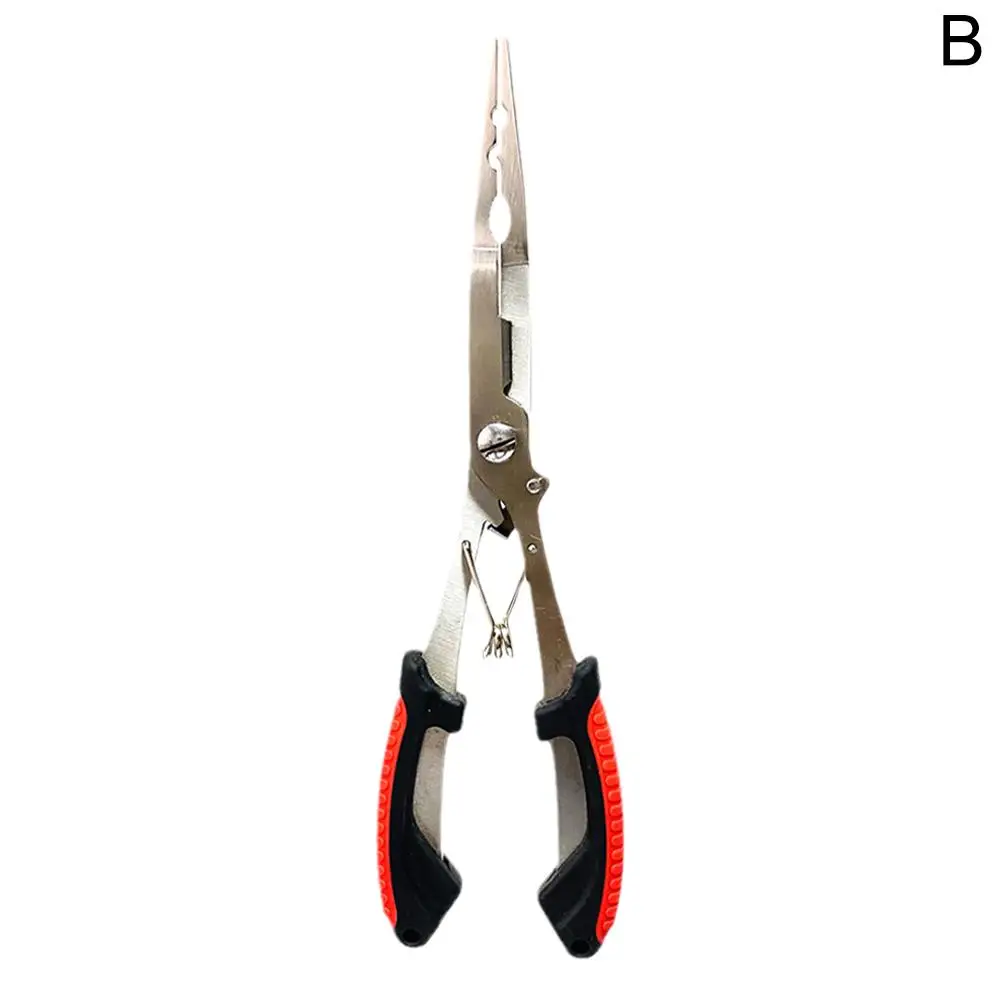 Fish Pliers Ergonomics Anti-slip High-strength Multifunctional Cut Fishing Line Fishing Tied Hooks Pliers Angling Equipment - Image 8