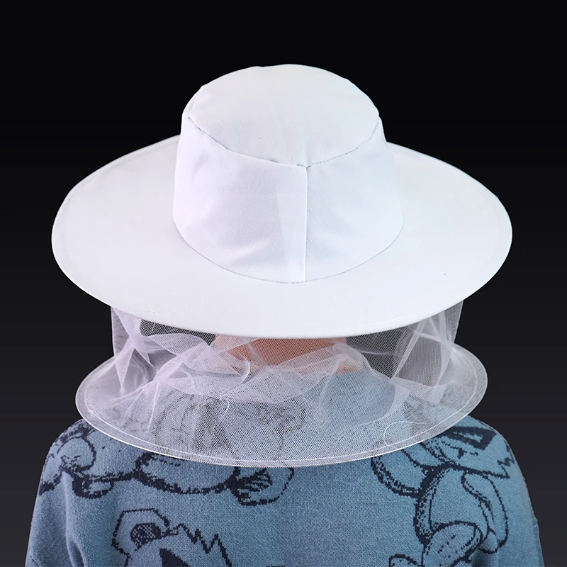 BeeKeeping Professional Beekeeper Hat With Brim Face Thickening Sunscreen Half-Length Special Protection Beekeeper - Image 3