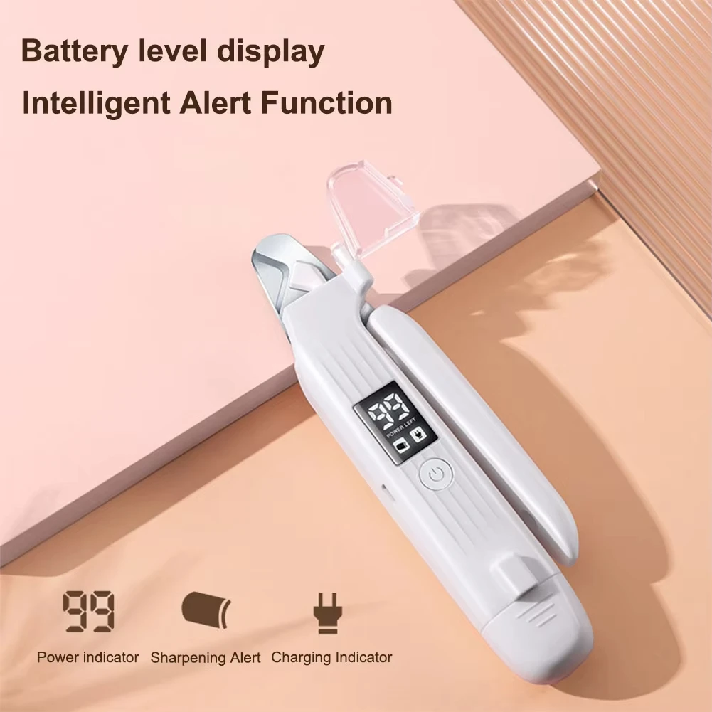 2 in 1 Electric Pet Nail Trimmer with LED Lights Pet Nail Grinder Dog Nail Trimmer and Grinder for Small Medium Large Dogs/Cats - Image 2