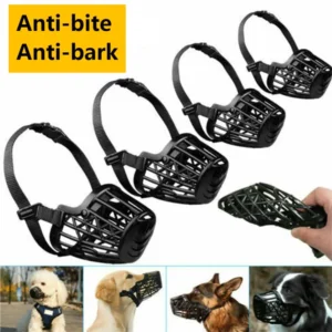 Dog Muzzles Adjustable Breathable Soft Comfy Dogs Mouth Muzzle for Medium Large Dogs Stop Biting Barking Chewing Pet Supplies