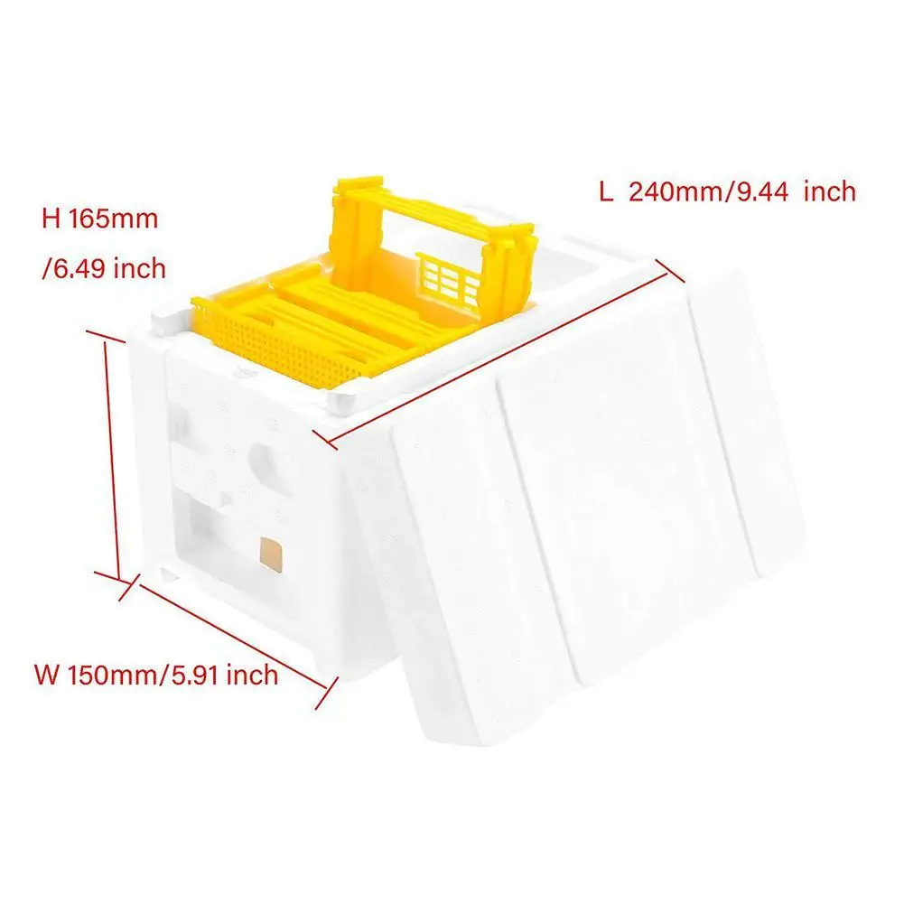 1PCS Beehive Beekeeping Box Foam Bee Breeding Box Queen King Bee Hives Boxes Pollination Bee House Beekeeping Equipment - Image 6