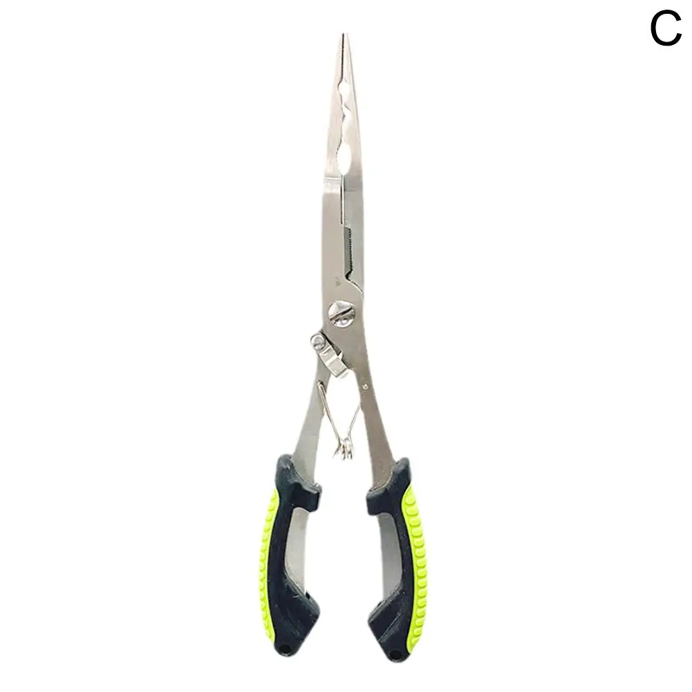 Fish Pliers Ergonomics Anti-slip High-strength Multifunctional Cut Fishing Line Fishing Tied Hooks Pliers Angling Equipment - Image 9