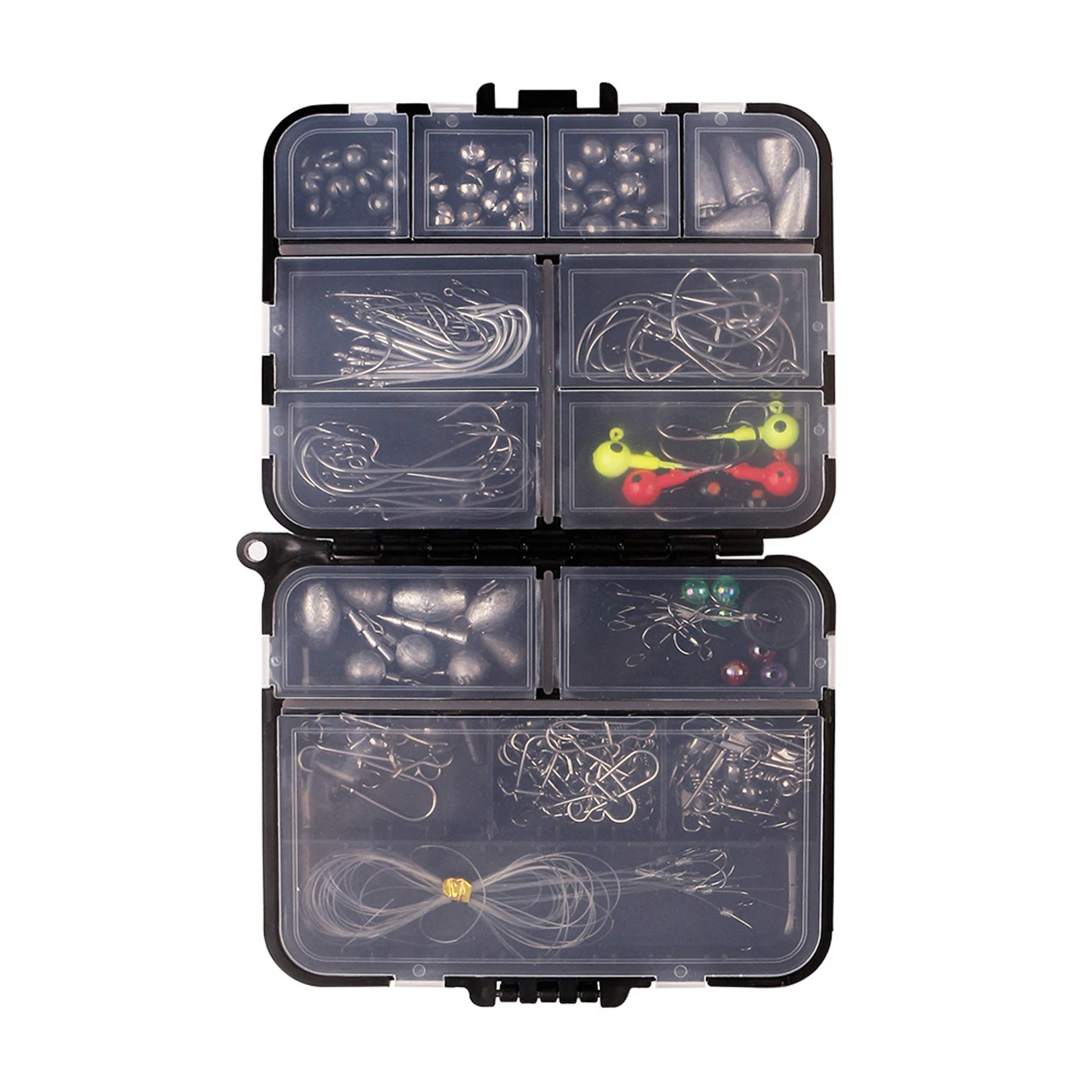 Fishing Accessories Kits Bass Trout Fishing Tackle Kit Jig Heads Hooks Fishing Swivels Fishing Weights Fishing Tackle Kit - Image 3