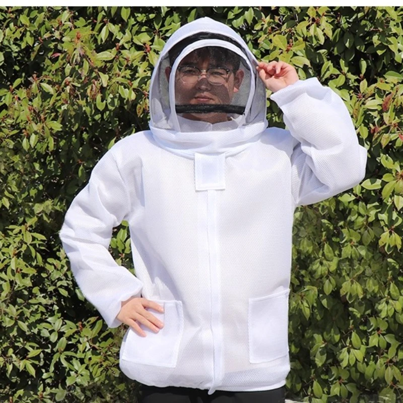 New Beekeeping Clothing Veil Hood Gloves Hat Cloth Jacket Protective beekeeping suit beekeepers bee suit equipment - Image 7