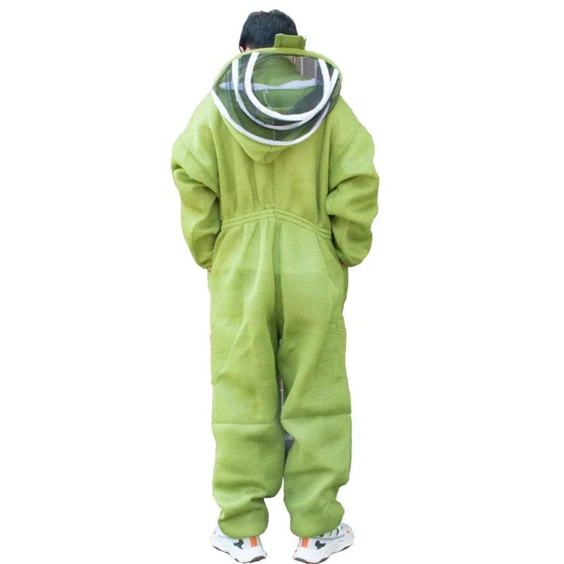 Beekeeper 3D Breathable Cloth Protection Long Sleeve Coverall Gloves Suit Extra Beekeeping Bee Farm Tools Supplies - Image 5