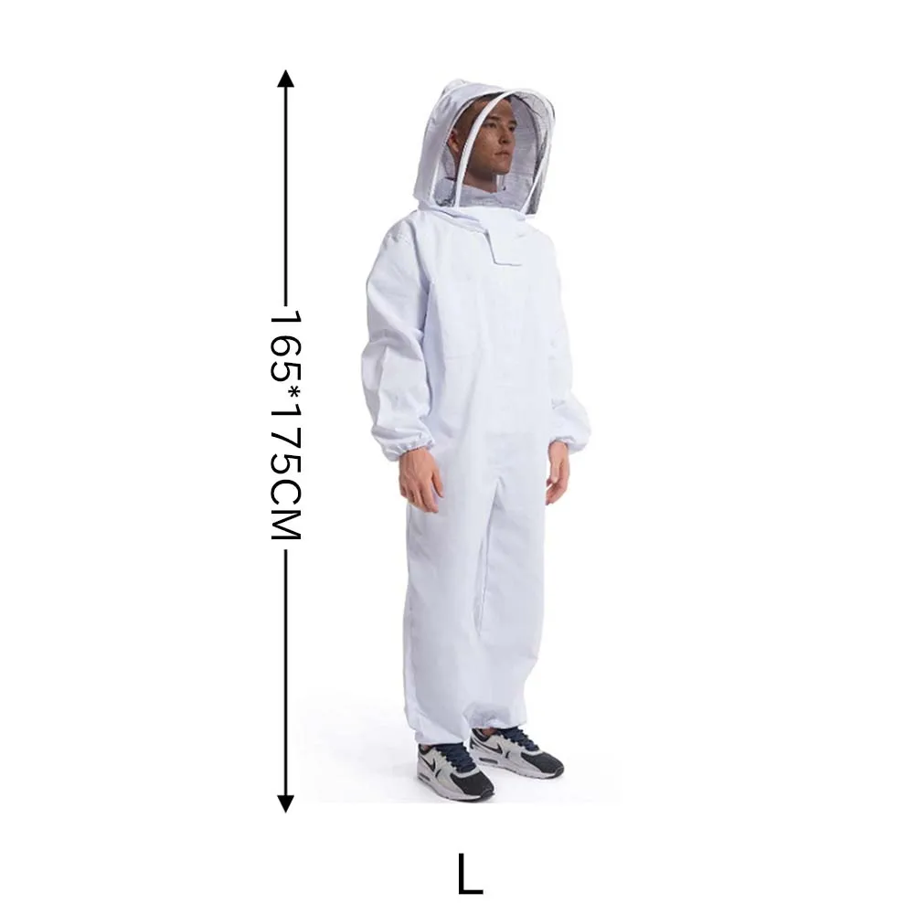 Beekeeping Protective Clothing Professional Full Body Suit Clothes Beekeeper Costume Veil Hood Hat Anti-Bee Gloves Equipment - Image 9