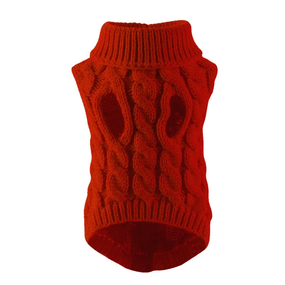 Classic Solid Chihuahua Puppy Dog Sweater for Small Dogs Winter Warm Pet Clothes Yorkshire Schnauzer Pullovers disfraz de perro - Image 11