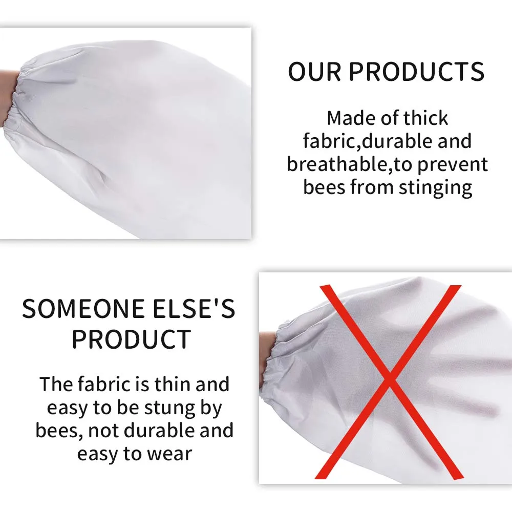 Beekeeping Protective Clothing Professional Full Body Suit Clothes Beekeeper Costume Veil Hood Hat Anti-Bee Gloves Equipment - Image 4