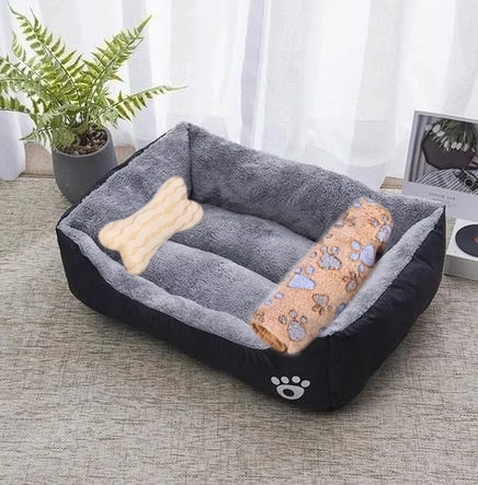 Pet Large Dog Bed Warm House Candy-colored Square Nest Pet Kennel For Small Medium Large Dogs Cat Puppy Plus Size Dog Baskets - Image 21