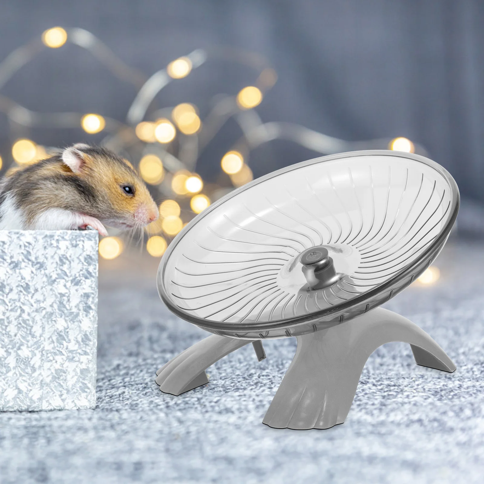 Big Hamster Wheel Hamster Wheels Bearing Flying Saucer Pet Exercising Toy Gerbil Plaything Chinchilla Toys - Image 5
