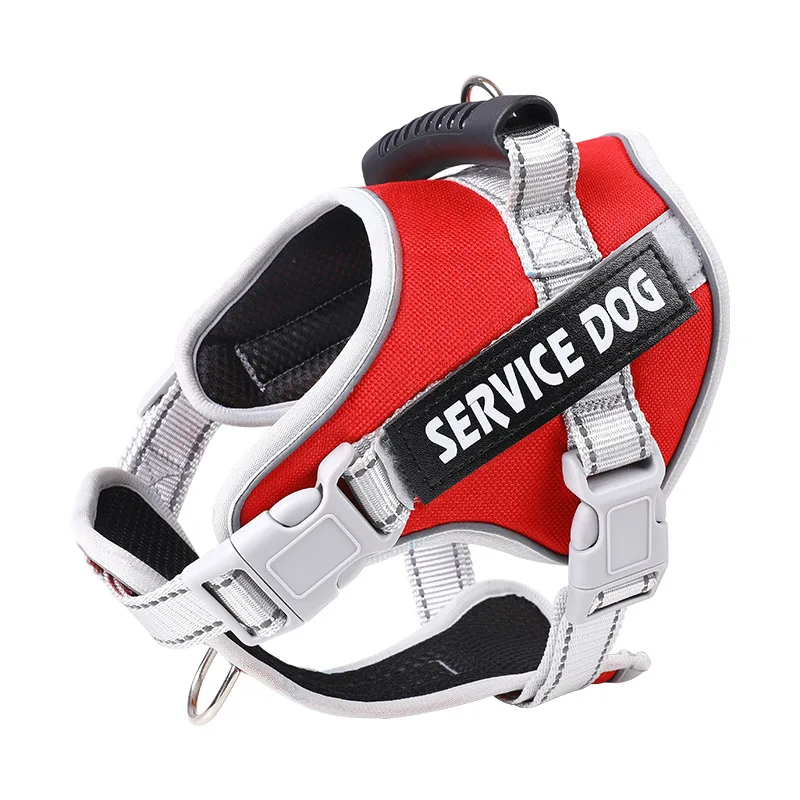 Service Dog Chest Harness No Pull Dog Hook Suitable Large Dog Vest Style Walking Rope Control Dog Strap Accessories Prevent Loss - Image 18
