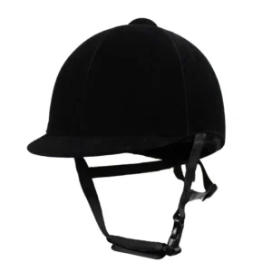 Velvet Horse Riding Safety Helmet Equestrian Sport Schooling Protective Head Gear Ventilated Equine Helmets for Youth Riders