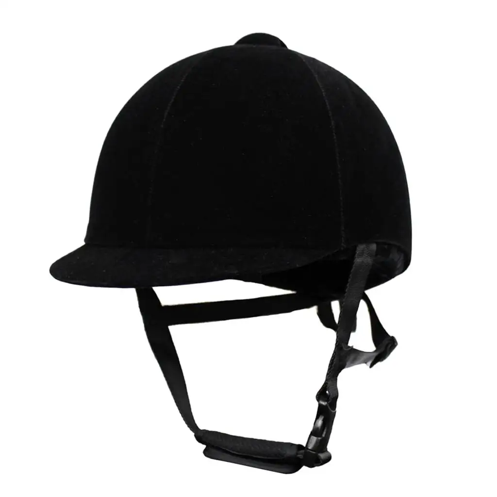 Velvet Horse Riding Safety Helmet Equestrian Sport Schooling Protective Head Gear Ventilated Equine Helmets for Youth Riders
