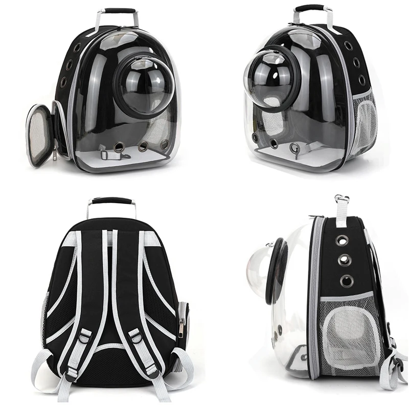Pet Cat Carrying Bag Space Pet Backpacks Breathable Portable Transparent Backpack Puppy Dog Transport Carrier Space Capsule Bags - Image 5