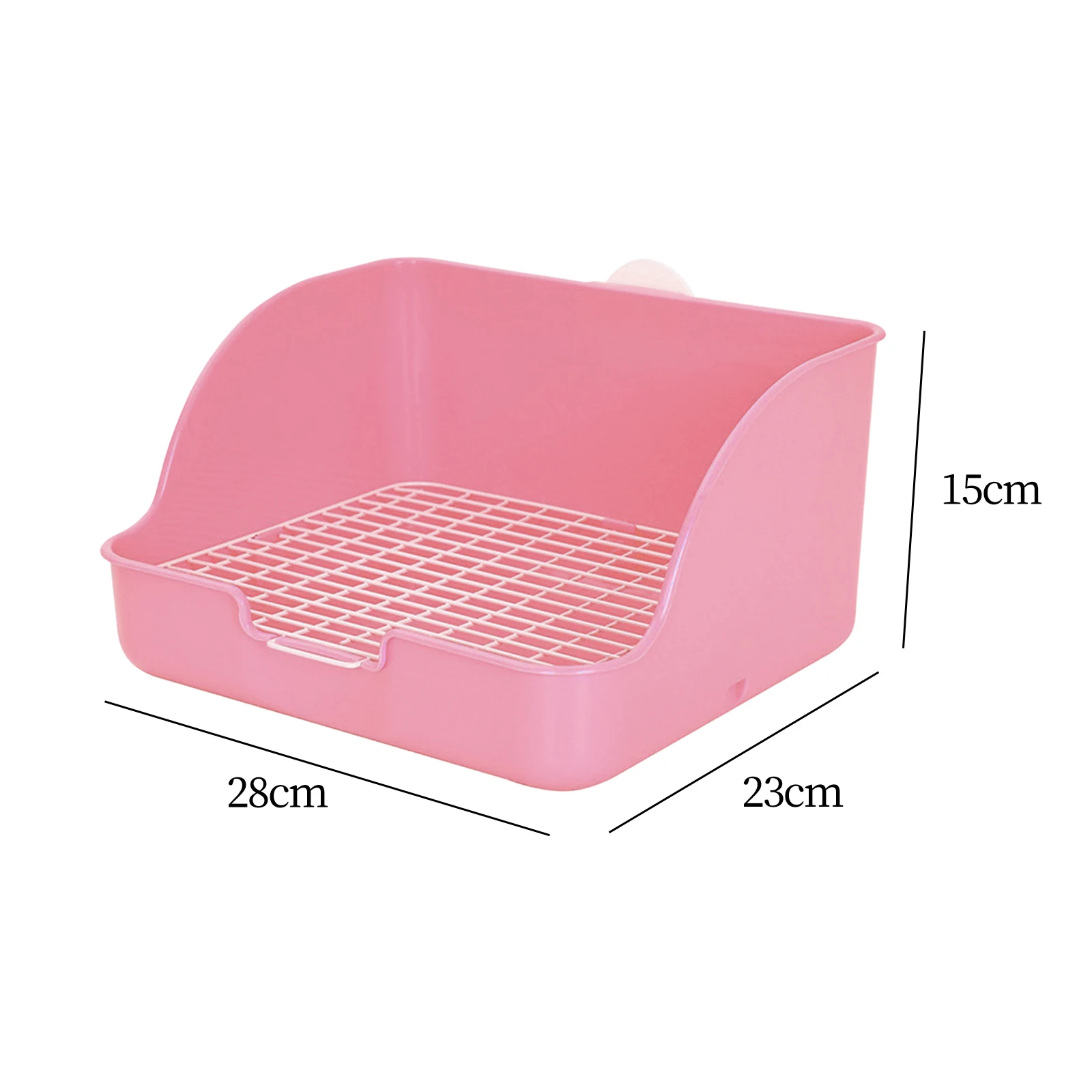 PP Plastic Rabbit Litter Box Rectangular Pet Toilet Chinchillas Bunny Potty Trainer Corner Small Animal Litter Pee Pan - Image 8