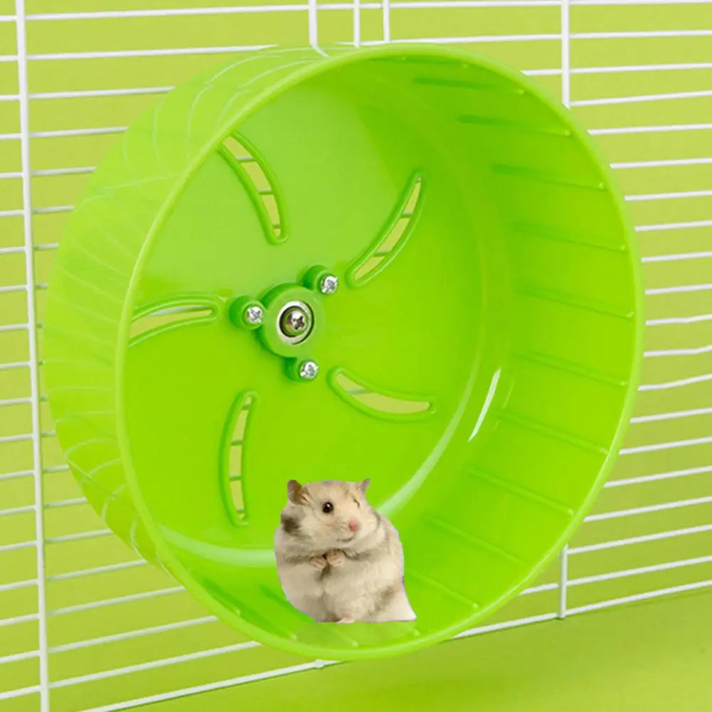 Hamster Wheel Small Exercise Wheel Silent Rotatory Hamster Exercise Wheel for Pet Supplies Smooth Guinea Pig Running for Small - Image 2