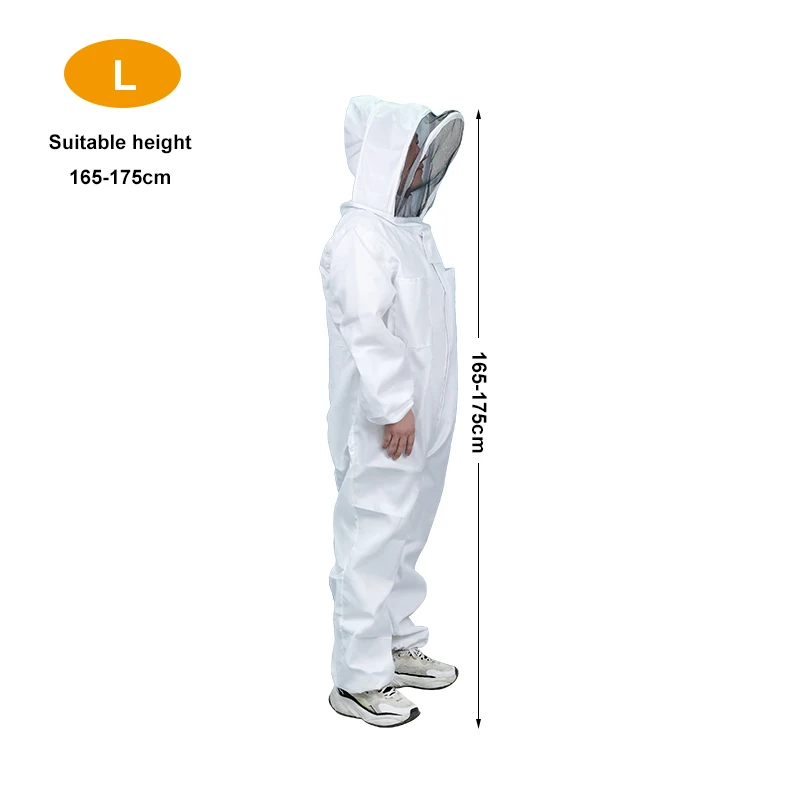 1pc Full Body Beekeeping Clothes Professional Beekeepers Clothes Protection Professional Beekeeping Suit Safty Veil Unisex - Image 8