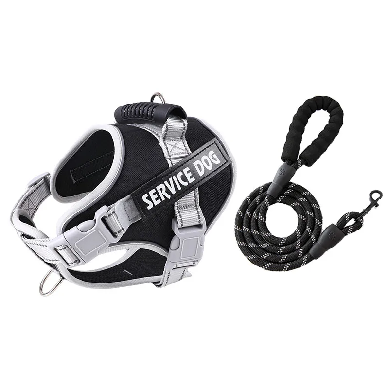 Service Dog Chest Harness No Pull Dog Hook Suitable Large Dog Vest Style Walking Rope Control Dog Strap Accessories Prevent Loss - Image 8