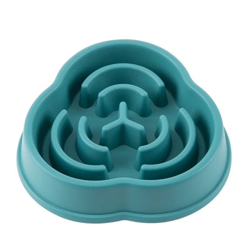 Pet Cat Dog Slow Food Bowl Fat Help Healthy Round Anti-choking Thickened And Non-slip Multiple Colors Shapes - Image 21