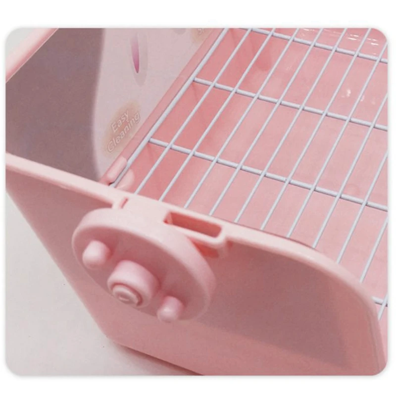 Rabbit Litter Box Toilet for Small Animal Corner Litter Pan Bunny Potty Trainer - Image 2